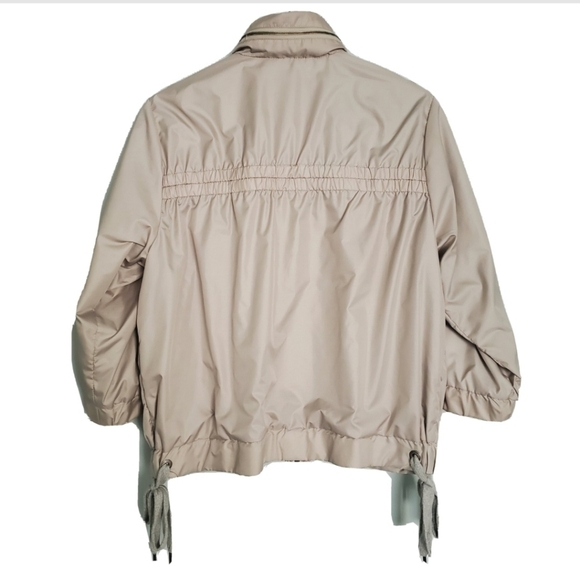 Eddie Bauer Short Jacket 3/4 Sleeve Beige - Picture 3 of 5